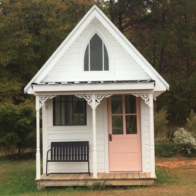 Tiny House Pink Front Door